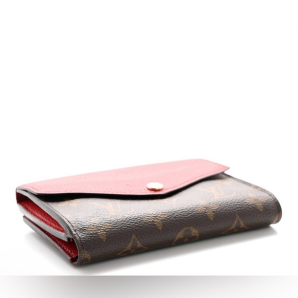 Louis Vuitton monogram Portefeiulle Pallas Bifold Red Wallet - Picture 3 of 6